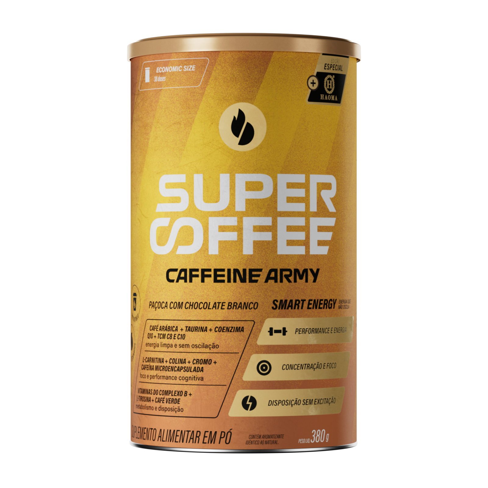 SuperCoffee Paçoca com Chocolate Branco 380g