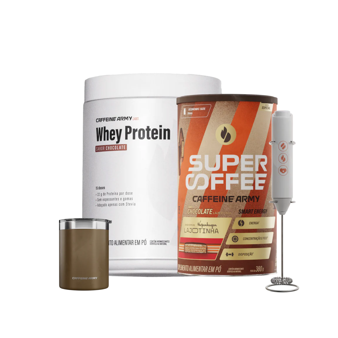 SuperCoffee e Whey Protein